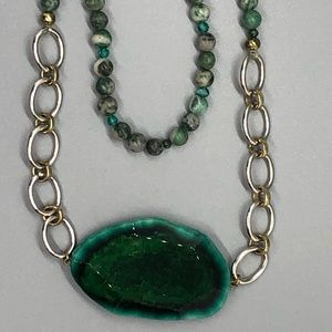 Green Agate Necklace